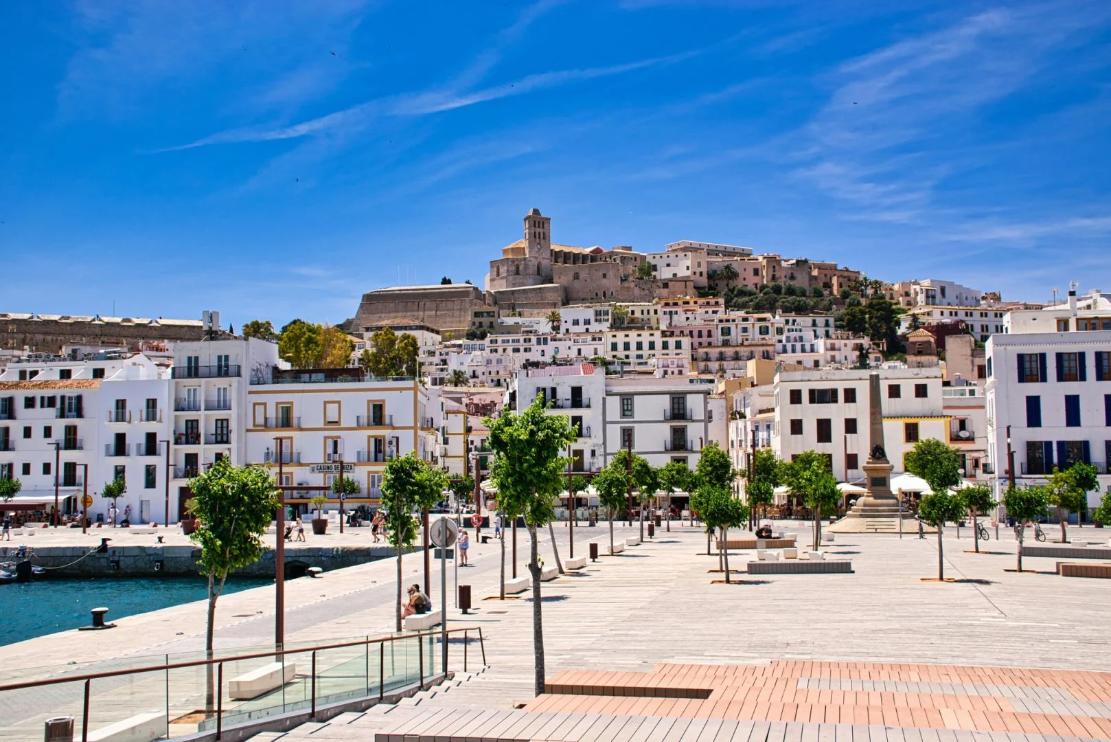 Buildings on the coast during the daytime in Ibiza
